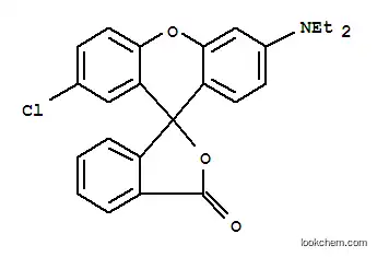 Molecular Structure of 26567-23-7 (2-Chloro-6-(diethylamino)-fluoran)
