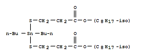 Propanoic acid,3,3'-[(dibutylstannylene)bis(thio)]bis-, 1,1'-diisooctyl ester