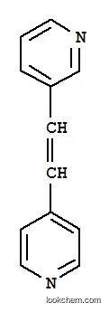Molecular Structure of 2682-93-1 (Pyridine, 3-[2- (4-pyridinyl)ethenyl]-)