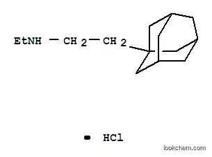 Molecular Structure of 26831-44-7 (1-(2-Ethylaminoethyl)adamantane hydrochloride hydrate)
