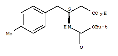 Benzenebutanoic acid, b-[[(1,1-dimethylethoxy)carbonyl]amino]-4-methyl-,(bS)-