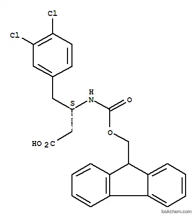 Molecular Structure of 270063-52-0 (Fmoc-(S)-3-Amino-4-(3,4-dichloro-phenyl)-butyric acid)