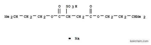 Molecular Structure of 27115-04-4 (sodium 1,4-diisopentyl sulphonatosuccinate)