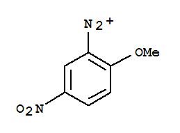 Benzenediazonium,2-methoxy-5-nitro-