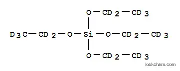 Molecular Structure of 272778-10-6 (TETRAETHOXY-D20-SILANE)