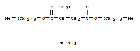 Butanedioic acid,2-sulfo-, 1,4-dinonyl ester, ammonium salt (1:1)