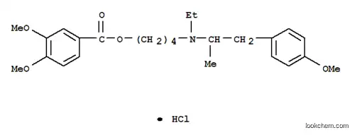 Molecular Structure of 2753-45-9 (Mebeverine hydrochloride)