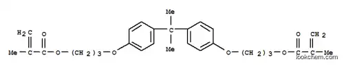 Molecular Structure of 27689-12-9 ((1-methylethylidene)bis(4,1-phenyleneoxy-3,1-propanediyl) bismethacrylate)