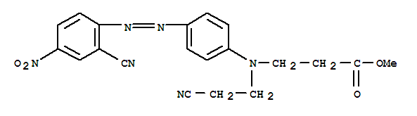 β-Alanine,N-(2-cyanoethyl)-N-[4-[2-(2-cyano-4-nitrophenyl)diazenyl]phenyl]-, methyl ester