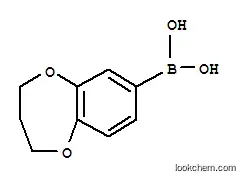 Molecular Structure of 279261-89-1 (3,4-DIHYDRO-2H-1,5-BENZODIOXEPIN-7-YLBORONIC ACID)