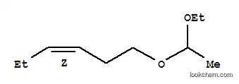 Molecular Structure of 28069-74-1 (ACETALDEHYDE ETHYL CIS-3-HEXENYL ACETAL)