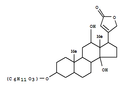Card-20(22)-enolide,3-[(2,6-dideoxy-D-ribo-hexopyranosyl)oxy]-12,14-dihydroxy-, (3b,5b,12b)- (9CI)