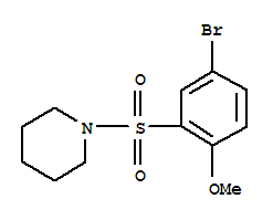 1-(5-Bromo-2-methoxyphenylsulfonyl)piperidine