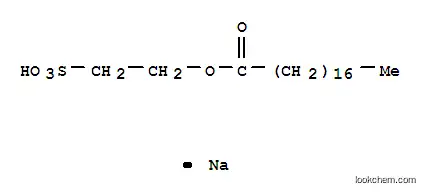 Molecular Structure of 29703-73-9 (sodium 2-sulphonatoethyl hydrogen stearate)