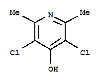 Molecular Structure of 2971-90-6 (4-Pyridinol,3,5-dichloro-2,6-dimethyl-)