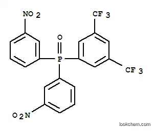 Molecular Structure of 299176-63-9 (3,5-BIS(TRIFLUOROMETHYL)PHENYL-DI(3-NITROPHENYL)PHOSPHINE OXIDE)