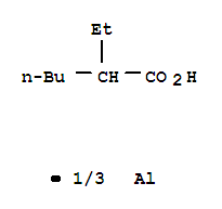 Hexanoic acid,2-ethyl-, aluminum salt (3:1)(3002-63-9)
