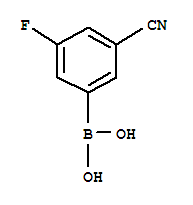 Boronic acid, (3-cyano-5-fluorophenyl)- (9CI)
