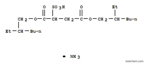 Molecular Structure of 30673-56-4 (ammonium 1,4-bis(2-ethylhexyl) sulphonatosuccinate)