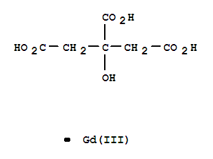 1,2,3-Propanetricarboxylicacid, 2-hydroxy-, gadolinium(3+) salt (1:1)
