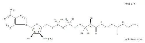Molecular Structure of 3130-72-1 (MYRISTOYL COENZYME A MONOHYDRATE*)