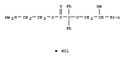 dimethyl-[2-[2-(2-methylpentoxy)-2,2-diphenylacetyl]oxyethyl]azaniumchloride