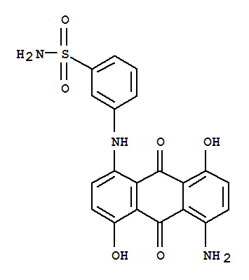 3-[(5-amino-4,8-dihydroxy-9,10-dioxoanthracen-1-yl)amino]benzenesulfonamide
