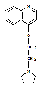 Quinoline,4-[2-(1-pyrrolidinyl)ethoxy]-