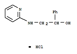 Benzenemethanol, a-[(2-pyridinylamino)methyl]-,hydrochloride (1:1)