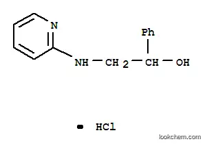 Molecular Structure of 326-43-2 (alpha-[(2-pyridylamino)methyl]benzyl alcohol monohydrochloride)