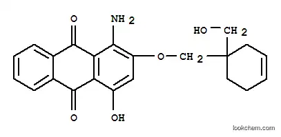 Molecular Structure of 33034-09-2 (1-amino-4-hydroxy-2-[[1-(hydroxymethyl)-3-cyclohexen-1-yl]methoxy]anthraquinone)