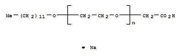 Poly(oxy-1,2-ethanediyl),a-(carboxymethyl)-w-(dodecyloxy)-, sodium salt (1:1)                                                                                                                           