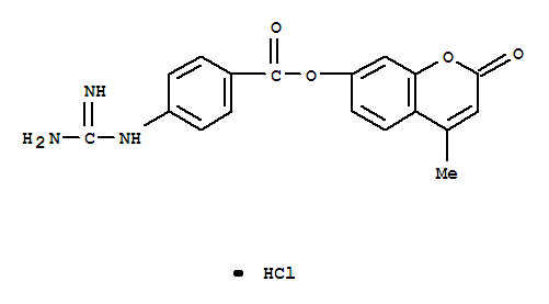 4-METHYLUMBELLIFERYL-P-GUANIDINOBENZOATE HYDROCHLORIDE