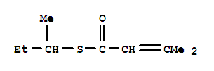 2-Butenethioic acid,3-methyl-, S-(1-methylpropyl) ester
