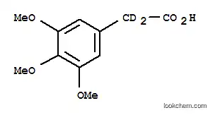Molecular Structure of 344299-45-2 (3,4,5-TRIMETHOXYPHENYLACETIC-2,2-D2 ACID)