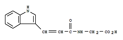 Glycine,N-[3-(1H-indol-3-yl)-1-oxo-2-propen-1-yl]-
