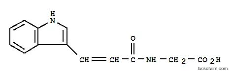Molecular Structure of 3475-68-1 (INDOLE-3-ACRYLOYLGLYCINE)