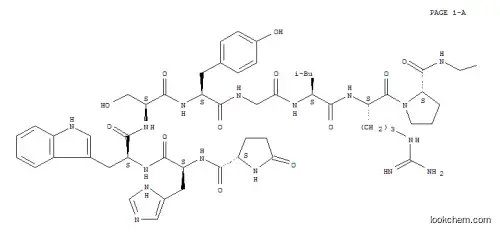 Molecular Structure of 34973-08-5 (Gonadorelin acetate)