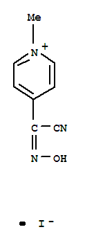 Pyridinium,4-[cyano(hydroxyimino)methyl]-1-methyl-, iodide (1:1)