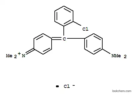 Methanaminium,N-[4-[(2-chlorophenyl)[4-(dimethylamino)phenyl]methylene]-2,5-cyclohexadien-1-ylidene]-N-methyl-,chloride (1:1)