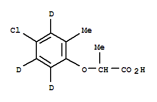 Propanoic acid,2-(4-chloro-2-methylphenoxy-2,3,5-d3)- (9CI)