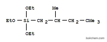 Molecular Structure of 35435-21-3 (Triethoxy(2,4,4-trimethylpentyl)silane)