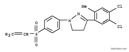 Molecular Structure of 35441-15-7 (3-(4,5-dichloro-o-tolyl)-4,5-dihydro-1-[4-(vinylsulphonyl)phenyl]-1H-pyrazole)