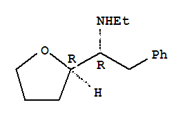 2-Furanmethanamine,N-ethyltetrahydro-a-(phenylmethyl)-, [R-(R*,R*)]- (9CI)