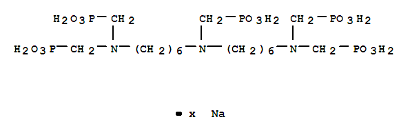 Bis(hexamethylene)triaminopenta(methylene-phosphonic acid)