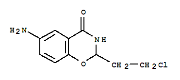 4H-1,3-Benzoxazin-4-one,6-amino-2-(2-chloroethyl)-2,3-dihydro-