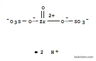 Molecular Structure of 35674-39-6 (Zirconate(2-), oxobis[sulfato(2-)-O]-, dihydrogen)