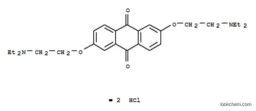 Molecular Structure of 35697-34-8 (9,10-Anthracenedione,2,6-bis[2-(diethylamino)ethoxy]-, hydrochloride (1:2))