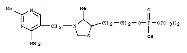 Diphosphoric acid,mono[2-[3-[(4-amino-2-methyl-5-pyrimidinyl)methyl]-4-methyl-5-thiazolidinyl]ethyl]ester (9CI)(35728-83-7)