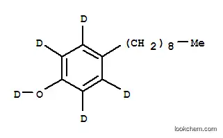 Molecular Structure of 358730-95-7 (4-N-NONYLPHENOL-2,3,5,6-D4,OD)